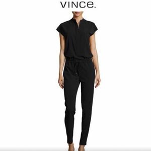 Vince. Black Jumpsuit Size 8